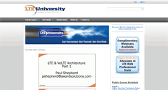 Desktop Screenshot of lteuniversity.com